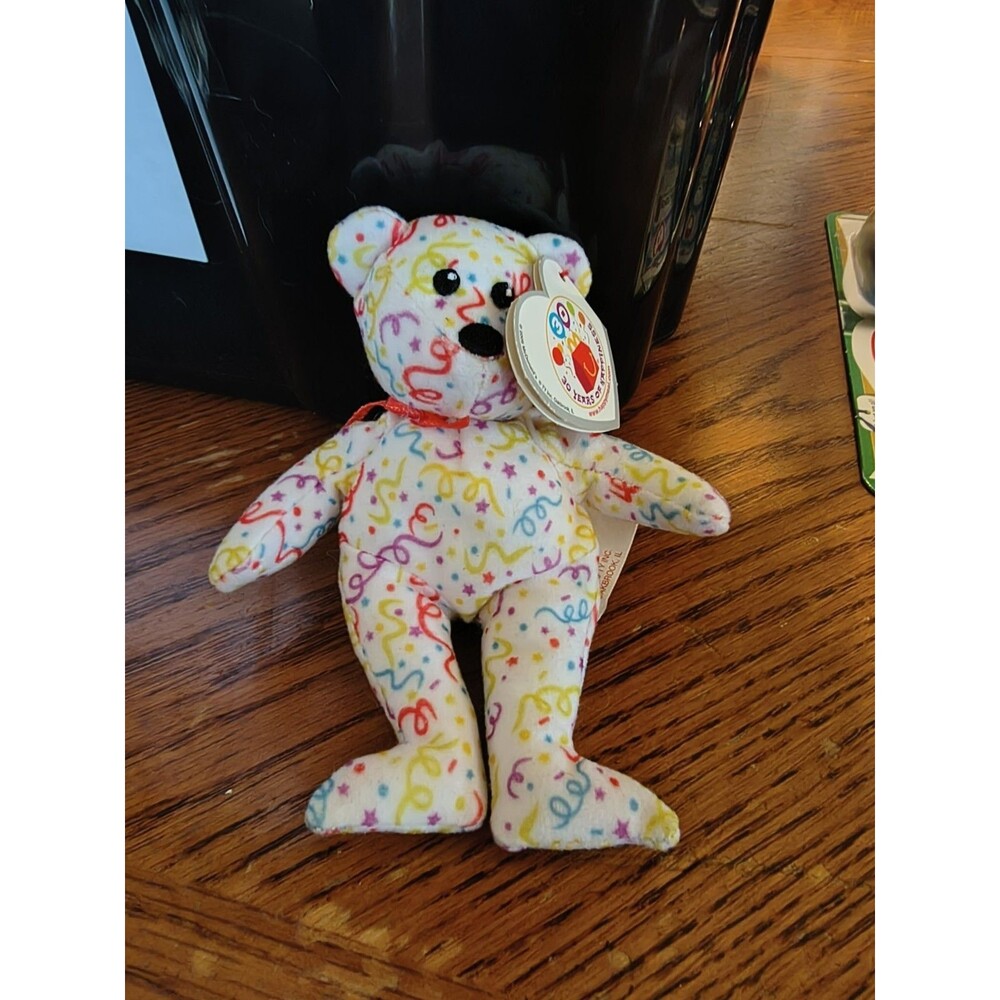 Ty Teenie Beanie Baby Bear McDonald’s 30 Years Happy Meal 2009 Celebration